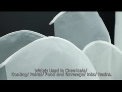 उच्च दक्षता पॉलीप्रोपाइलीन तरल फ़िल्टर बैग 0.5μM ~250μM माइक्रोन रेटिंग