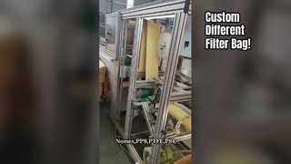 पॉलिएस्टर नोमेक्स पीटीएफई फ़िल्टर बैग