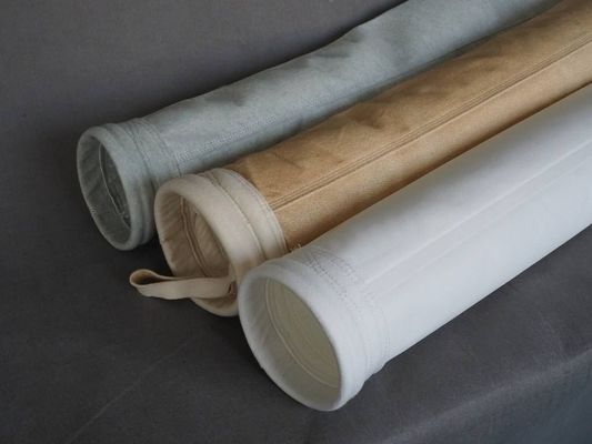 गुणवत्ता  High Efficiency Polyester Dust Collector Filter Bags PTFE Membrane कारखाना