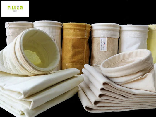 पीटीएफई सिलाई धागा और गोल डिस्क के साथ 550 ग्राम नोमेक्स फिल्टर