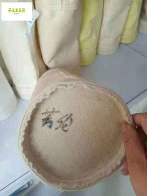 450GSM - 550GSM सीमेंट उद्योग के लिए नोमेक्स अरामाइड सुई फील्ड फिल्टर बैग