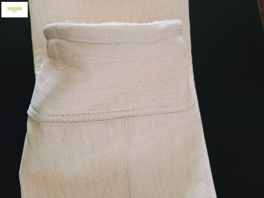 450GSM - 550GSM सीमेंट उद्योग के लिए नोमेक्स अरामाइड सुई फील्ड फिल्टर बैग