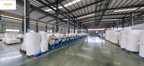 अरामिड / नोमेक्स सुई छिद्रित महसूस गैर बुना फिल्टर कपड़े धूल कलेक्टर के लिए