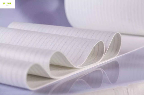 सामान्य तापमान विरोधी स्थैतिक फिल्टर कपड़े गैर बुना पॉलिएस्टर