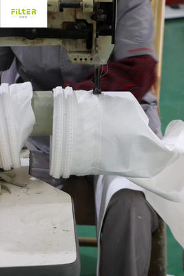 पॉलिएस्टर पीपी नोमेक्स पीपीएस पीटीएफई पी 84 फाइबरग्लास फिल्टर आस्तीन 350gsm ~ 850gsm