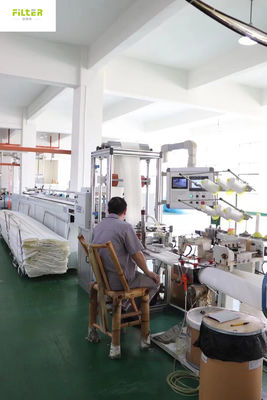 कस्टम सफेद पीटीएफई धूल हटाने वाले धूल कलेक्टर के लिए प्लीटेड फिल्टर बैग