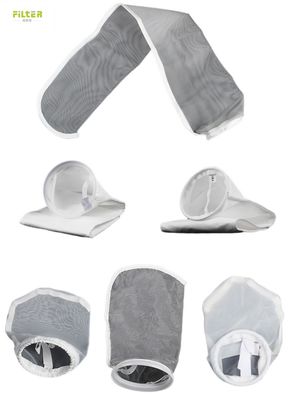 उच्च तापमान अनुप्रयोगों के लिए औद्योगिक रासायनिक प्रतिरोधी तरल फिल्टर बैग नायलॉन पॉलिएस्टर और पॉलीप्रोपाइलीन विकल्प