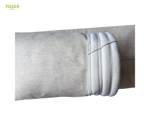 550 ग्राम नोमेक्स फिल्टर बैग धूल कलेक्टर एयर फिल्टर बैग 130X5000 मिमी