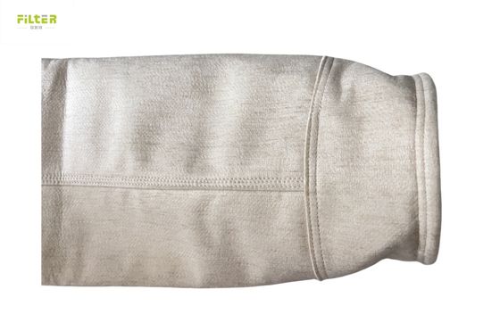 2.0 मिमी मोटाई धूल कलेक्टर के लिए गर्मी-सेट अरामाइड फिल्टर बैग अनुकूलित आकार