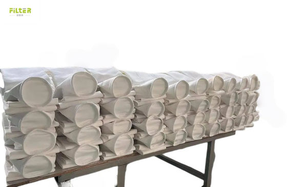 उच्च तापमान धूल कलेक्टर के लिए नोमेक्स सुई फील्ड गैर बुना फिल्टर बैग