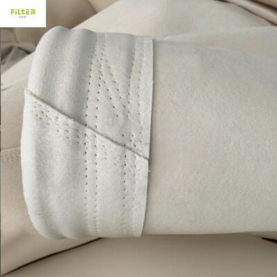 सुदृढीकरण 100 मिमी औद्योगिक पॉलिएस्टर नोमेक्स नोमेक्स फिल्टर बैग