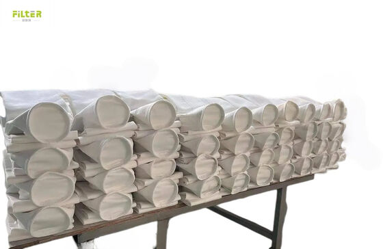 औद्योगिक फिल्टर बैग विभिन्न फाइबर विकल्पों के साथ सीमेंट कोयला खदान इस्पात संयंत्र के लिए धूल संग्रह समाधान प्रदान करता है