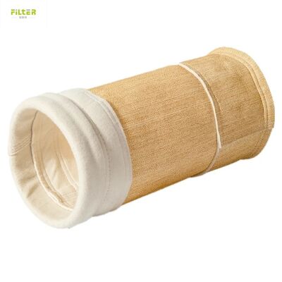 रासायनिक उद्योग के लिए उच्च तापमान Aramid Nomex PPS Polyester PTFE फिल्टर बैग