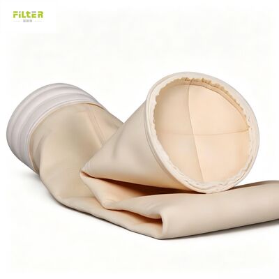 एयर फिल्टर के लिए OEM Aramid Nomex PPS Polyester PTFE फ़िल्टर बैग