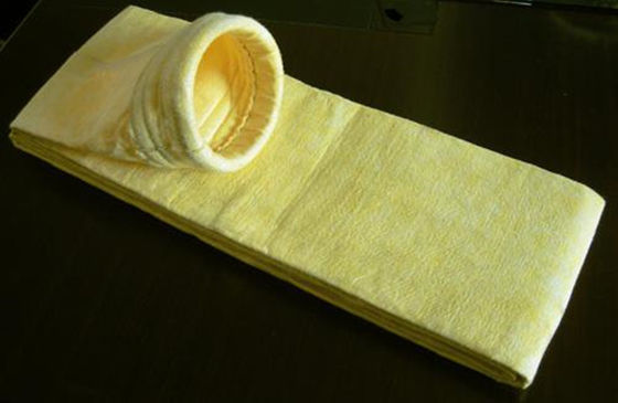 एंटी-एसिड एफएमएस फाइबरग्लास फिल्टर बैग 800जीएसएम 1000mm~8000mm लंबाई