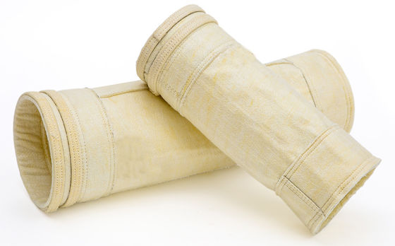 पीटीएफई झिल्ली फाइबरग्लास फिल्टर बैग 800GSM उच्च तापमान प्रतिरोध