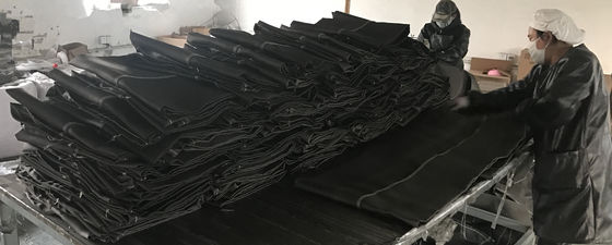 धूल हटाने के लिए फाइबरग्लास बैगहाउस फिल्टर बैग 630GSM उच्च तापमान प्रतिरोधी