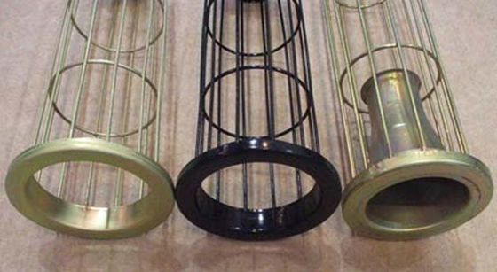 धूल संकलन फिल्टर बैग पिंजरे ऑर्गन सिलिकॉन जस्ती स्टेनलेस स्टील कार्बन स्टील