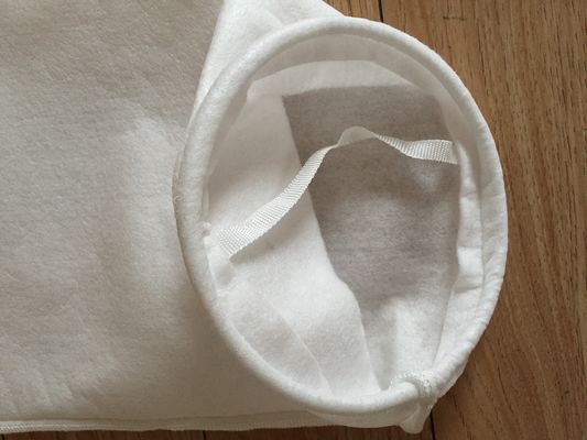 पीई मल्टीफिलामेंट मेष तरल फिल्टर बैग रेजिन उद्योग के लिए सिलाई धागा निर्माण