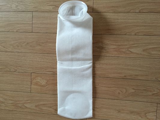 पीई मल्टीफिलामेंट मेष तरल फिल्टर बैग रेजिन उद्योग के लिए सिलाई धागा निर्माण