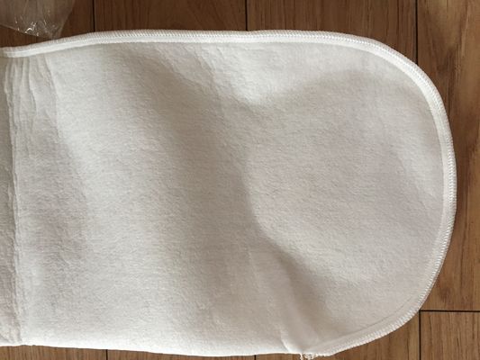 पीई मल्टीफिलामेंट मेष तरल फिल्टर बैग रेजिन उद्योग के लिए सिलाई धागा निर्माण