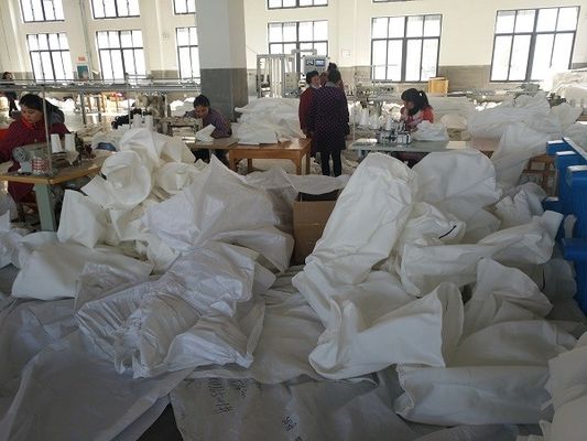 पानी के उपचार के लिए अनुकूलित ज़िपर सफेद पॉलिएस्टर तरल फिल्टर बैग