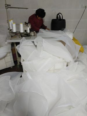 1/0.5/5/200 सफेद माइक्रोन फिल्टर बैग / उद्योग पीपी पीई तरल फिल्टर बैग