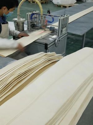 धूल संकलक बिजली संयंत्र 500GSM एसिड और क्षार प्रतिरोध पीपीएस फिल्टर बैग