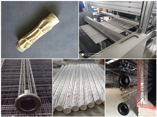 550GSM बैगहाउस फिल्टर बैग