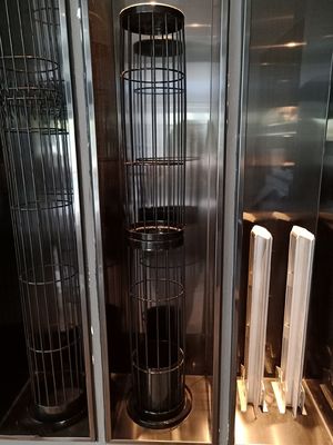 स्टार्स प्लीटेड पॉलिएस्टर फिल्टर बैग 450GSM 550GSM धूल कलेक्टर सिस्टम के लिए