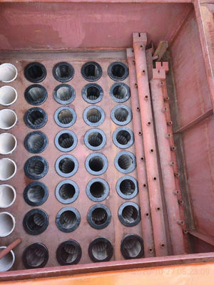 बिजली संयंत्र के लिए उच्च तापमान 630GSM 7 रिंग 260 डिग्री RABH फाइबरग्लास फिल्टर बैग