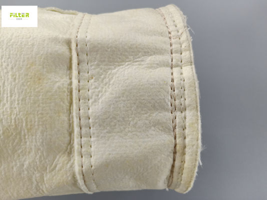 सादा बुना हुआ शीसे रेशा फिल्टर बैग पीटीएफई 746G/M2 लेपित अनुकूलित