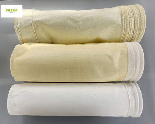 औद्योगिक बैगहाउस साइलो बैग धूल फिल्टर बैग फाइबरग्लास पॉलिएस्टर अरामाइड