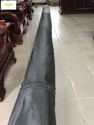 उच्च तापमान शीसे रेशा फिल्टर बैग बैगहाउस के लिए क्षार प्रतिरोधी