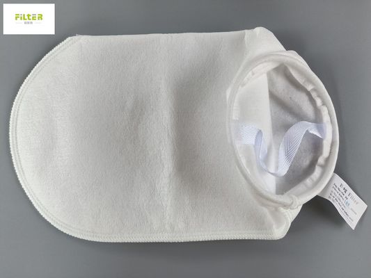 स्टील रिंग के साथ गर्म पिघल 100 माइक्रोन पीपी पानी फिल्टर बैग